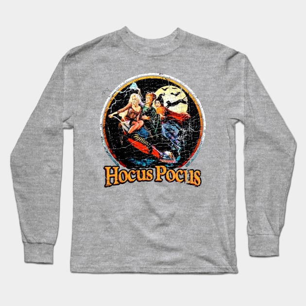 halloween it's just a bunch of hocus pocus squad vintage Long Sleeve T-Shirt by Gpumkins Art